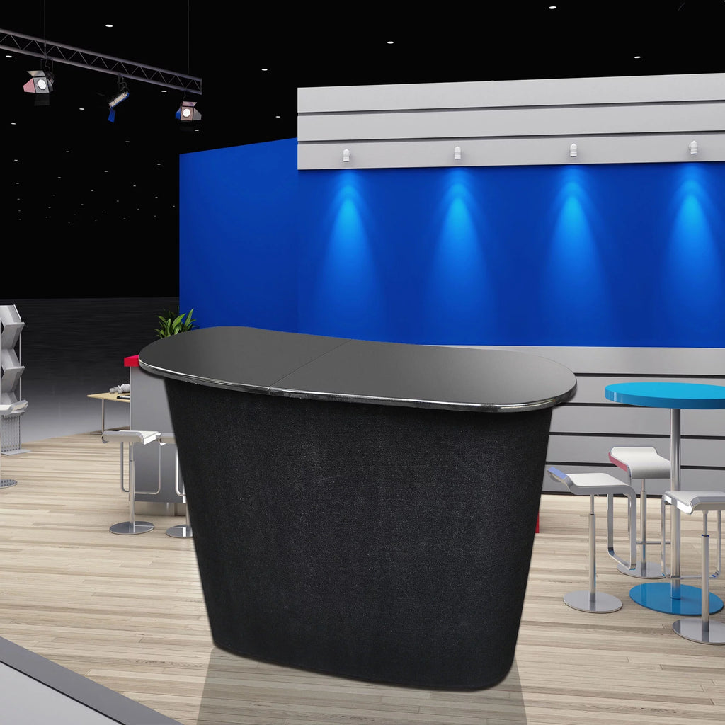 Portable Pop Up Podium Counter Table Stand C1488