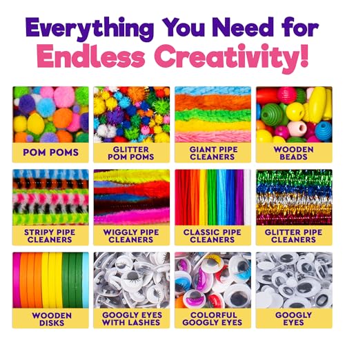 3000+ Pcs Arts and Crafts Supplies Craft Kit X7141