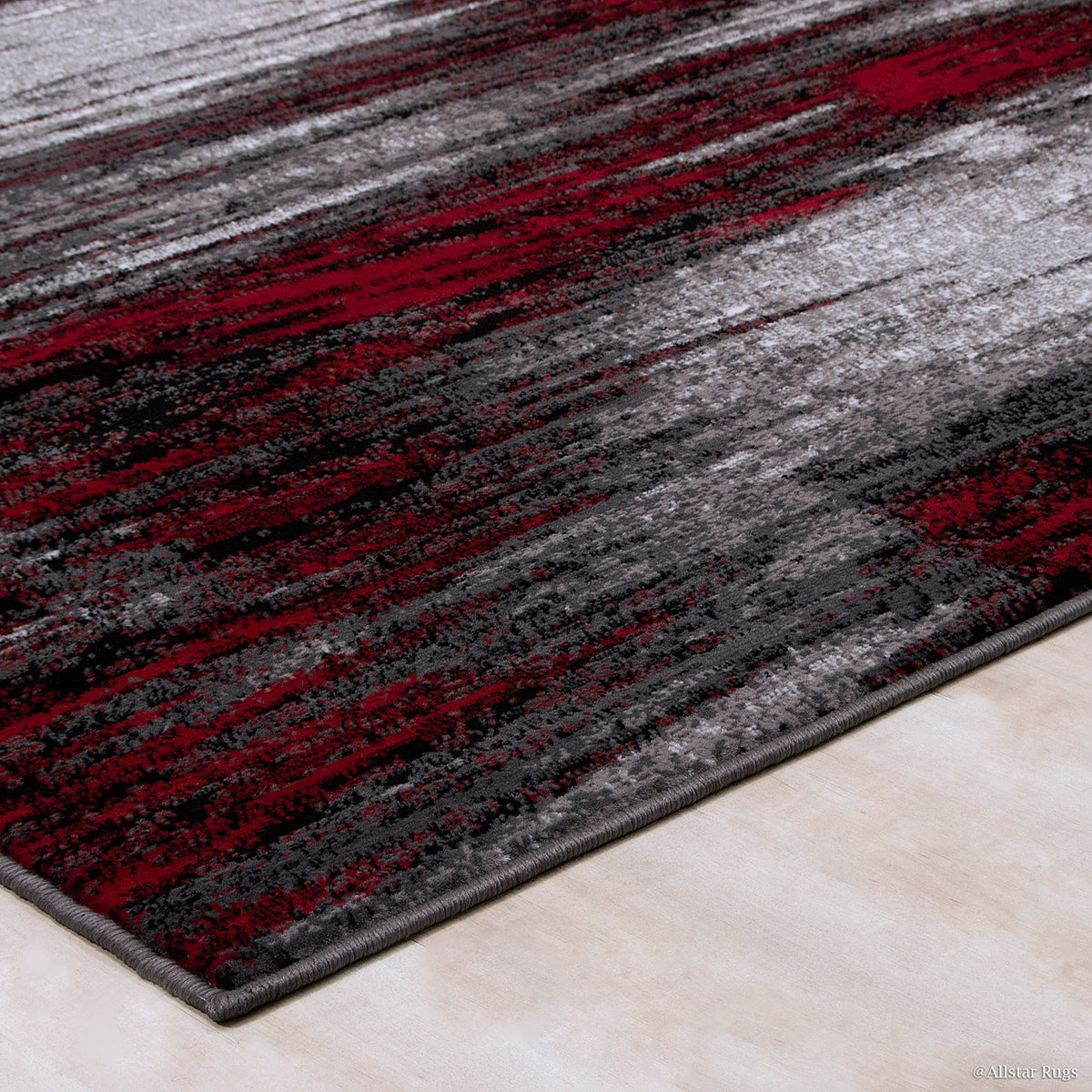 Red Woven Area Rug (7' 10" x 10') B4196