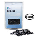 4-Pack 14" Semi Chisel Saw Chain for Electric Chainsaws A810