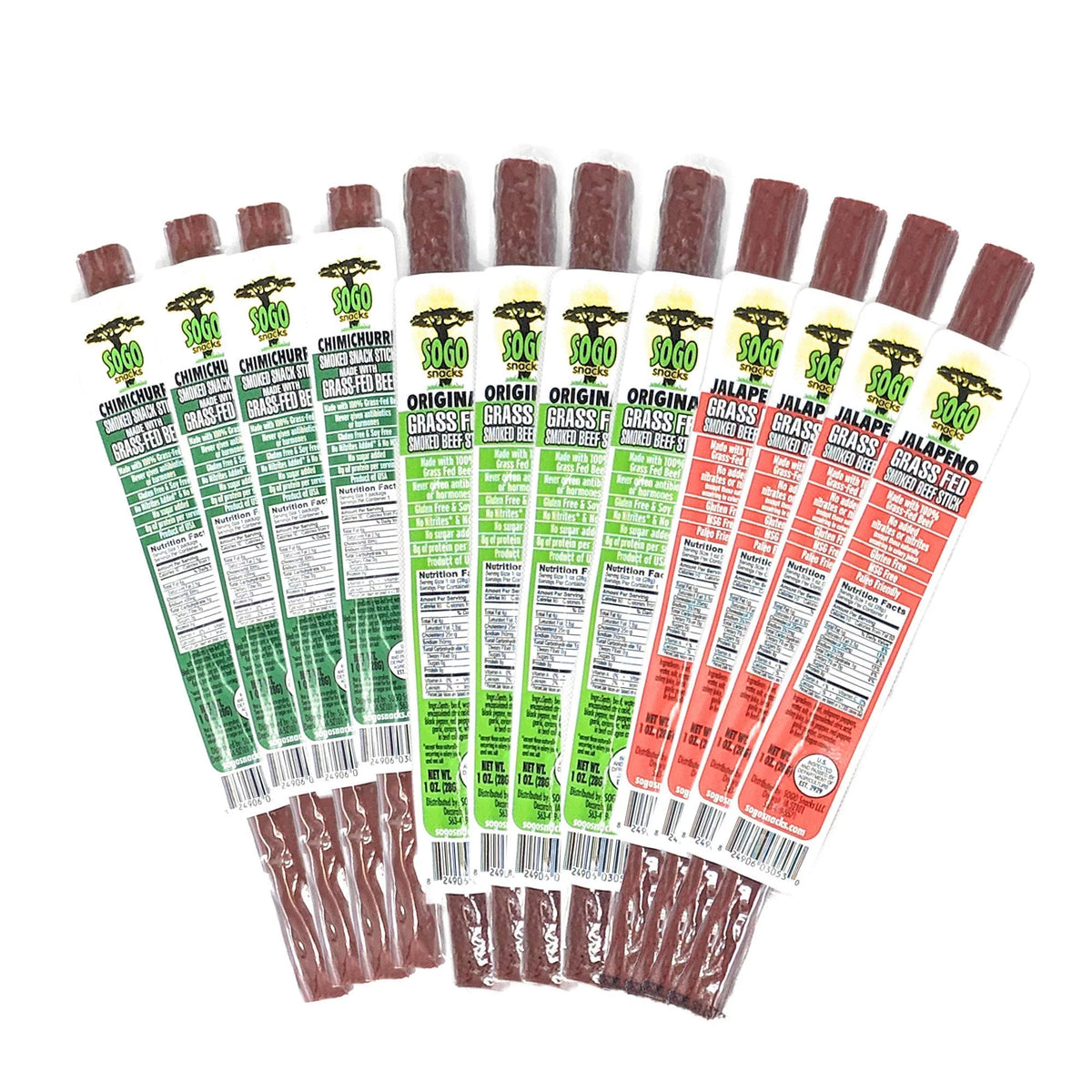 Beef Sticks Variety Pack 72-Count 1-oz Q512610
