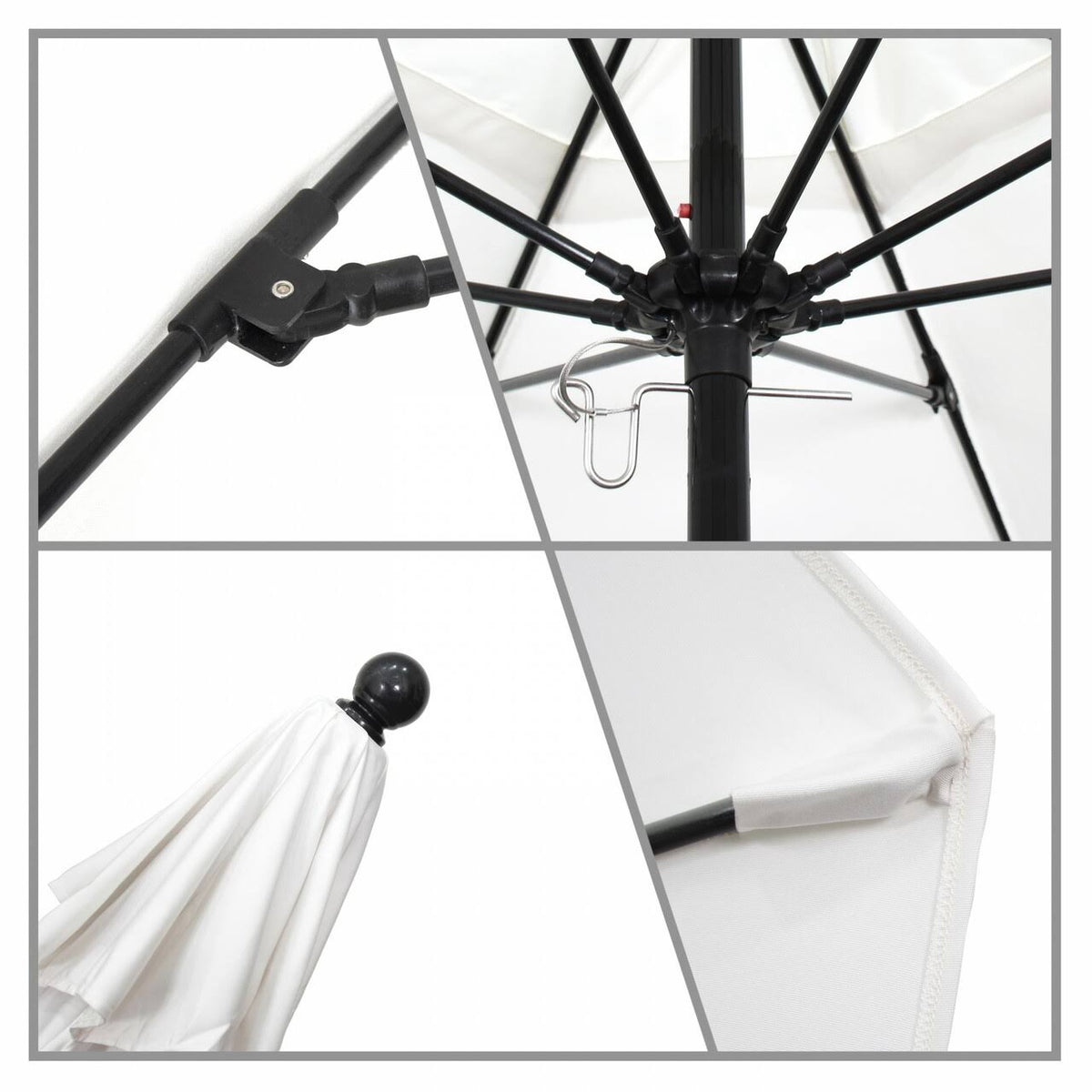 Fiberglass Pole Patio Umbrella, True Blue, 7.5 O5551