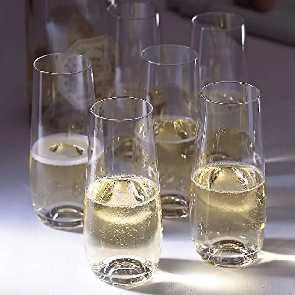 Stemless Flute Set 6 Count Clear D291693