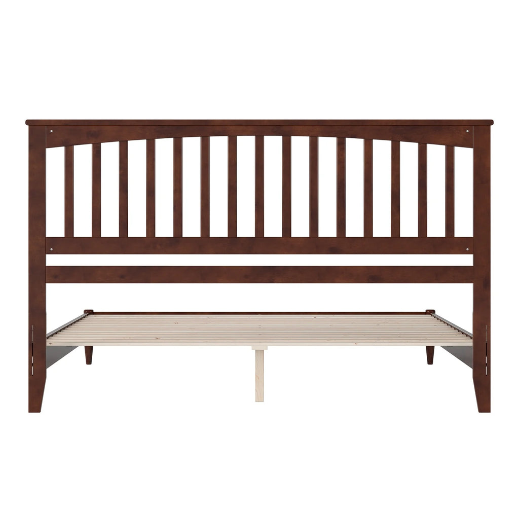 King Solid Wood Low Profile Platform Bed Y7221