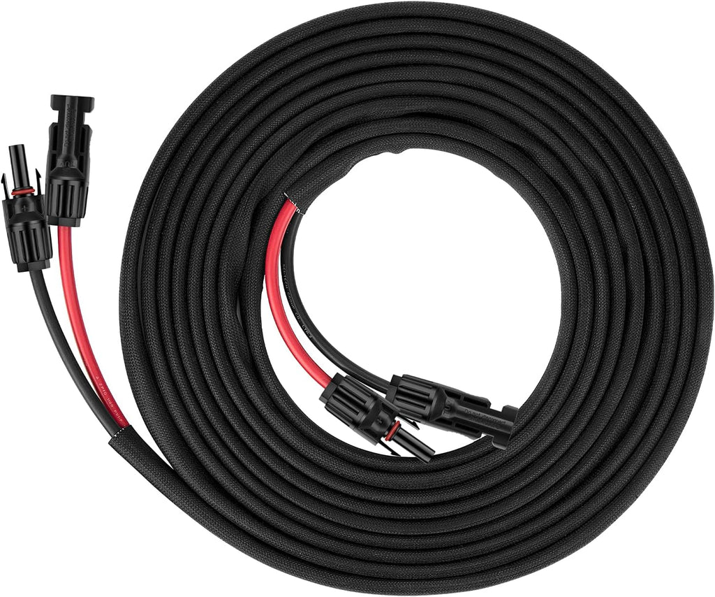 6FT 10AWG Solar Extension Cable with Female and Male Connector P544310