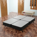 4-Inch Black Wood Split Low Profile Box Spring D399