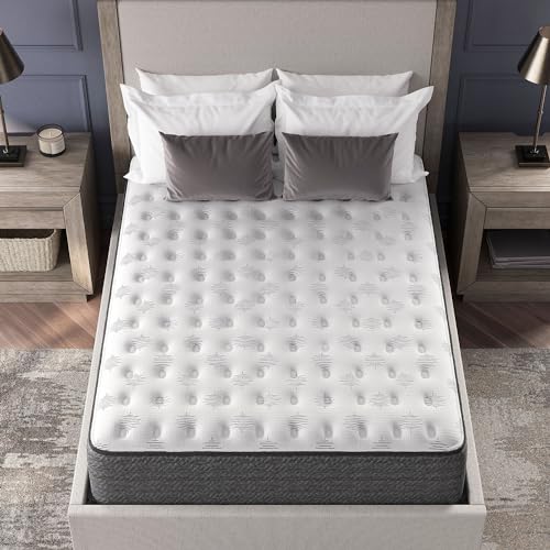 King Size 12 Inch Hybrid Mattress with Gel Memory Foam F1165