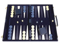 Deluxe Backgammon Set Board Game (Blue - 18x12) G159
