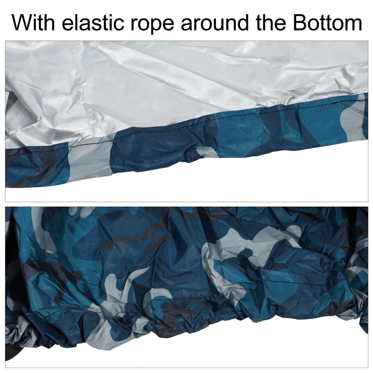 Blue Camouflage Waterproof Kayak Cover 16.8ft-18.2ft O28715