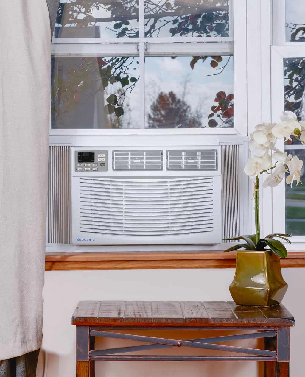 12,000 BTU 115-Volt Window Air Conditioner with Remote, White S41566