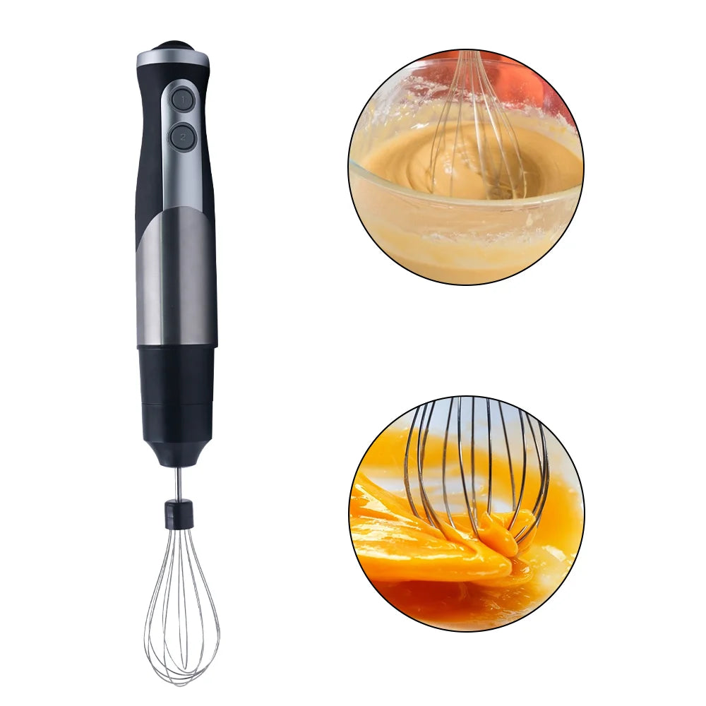 4IN1 Electric Immersion Stainless Steel Hand Blender Mixer R9800