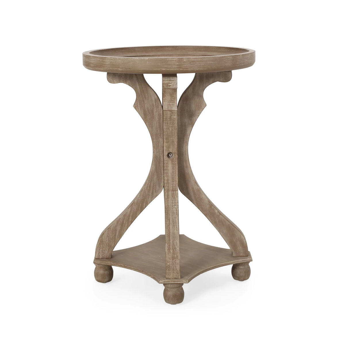 Fir Wood Accent Table J883095