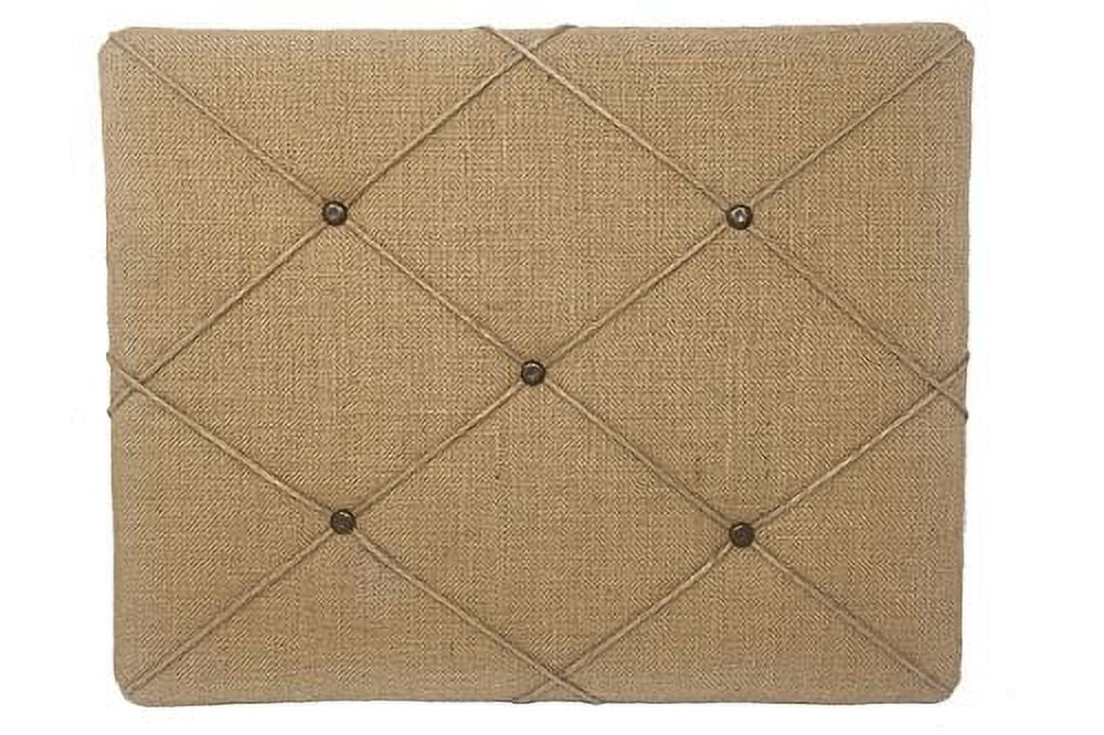 Natural Tan Burlap Bulletin Picture & Memo Board B133909