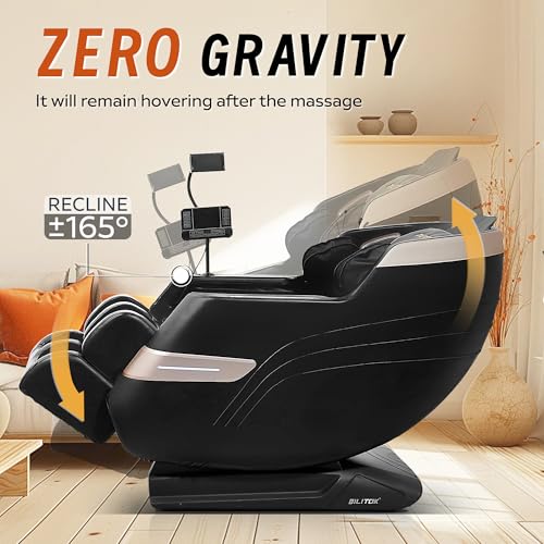 Black Full Body Zero Gravity Massage Chair with Heating F338443