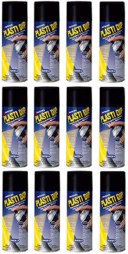 Matte Black Rubber Spray B5282