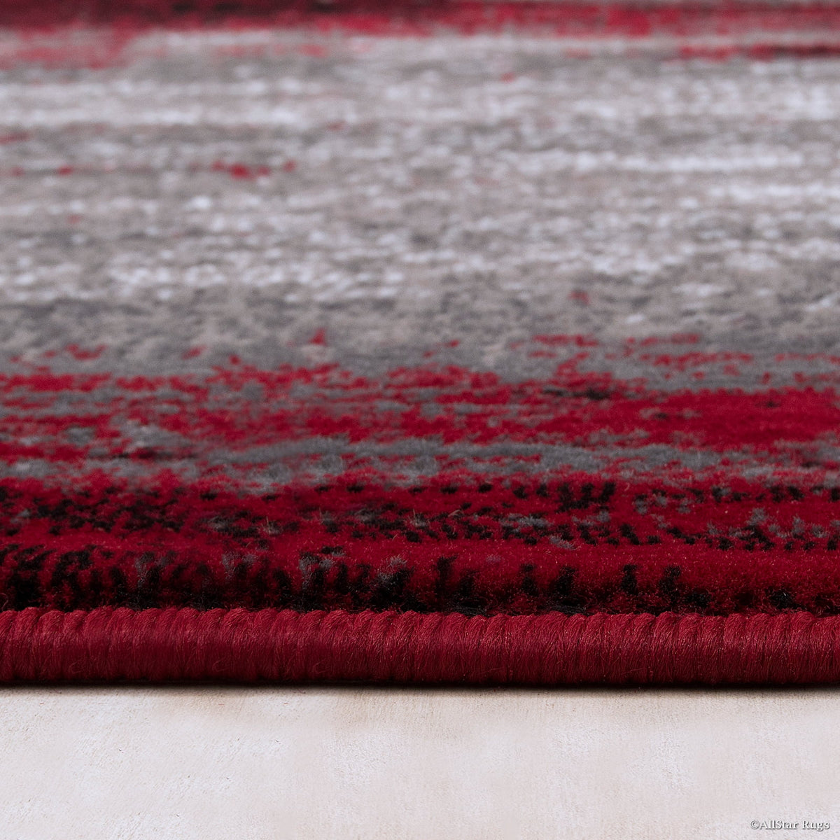 Red Woven Area Rug (7' 10" x 10') B4196