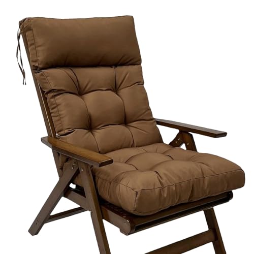 Water Resistant High Back Chair Cushion with Ties Y8687
