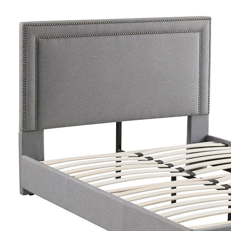 Grey Linen King Size Headboard C6246