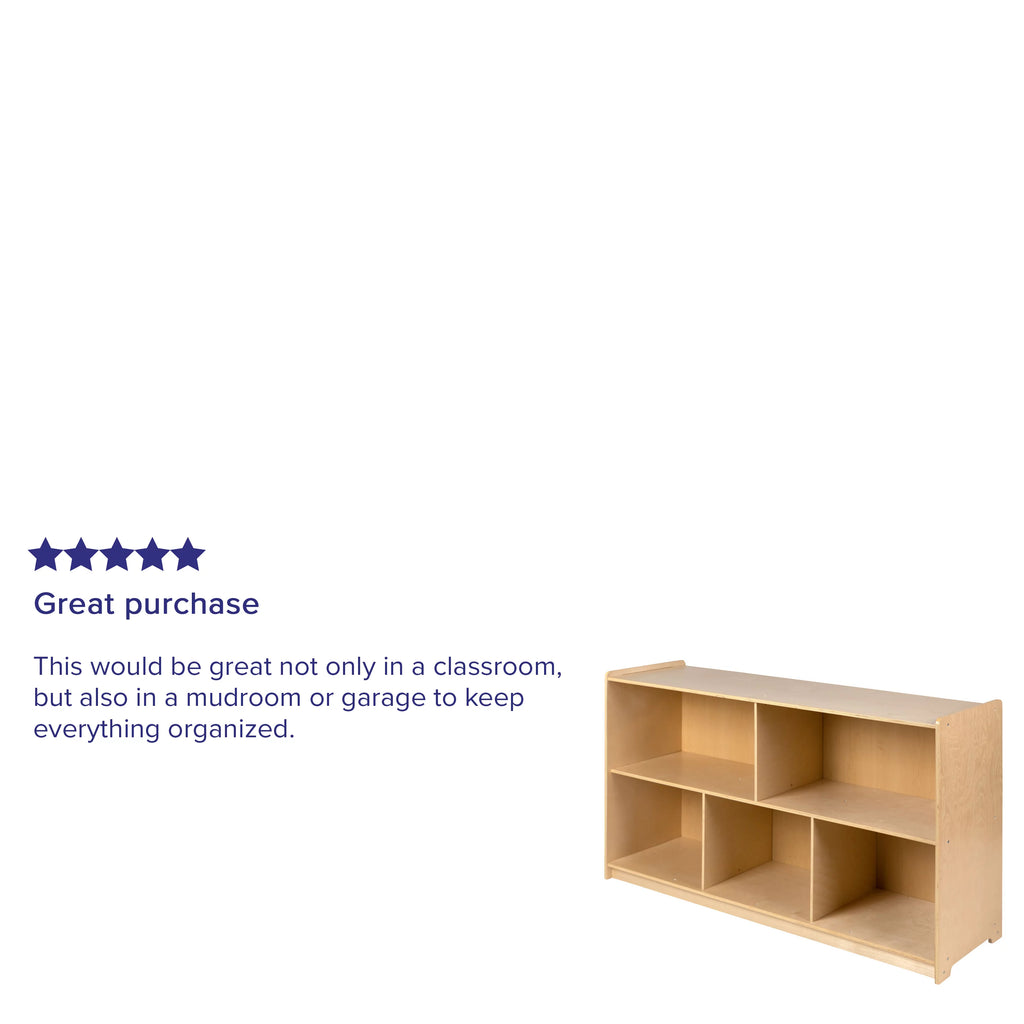 Wooden 5 Section Storage Cabinet L282