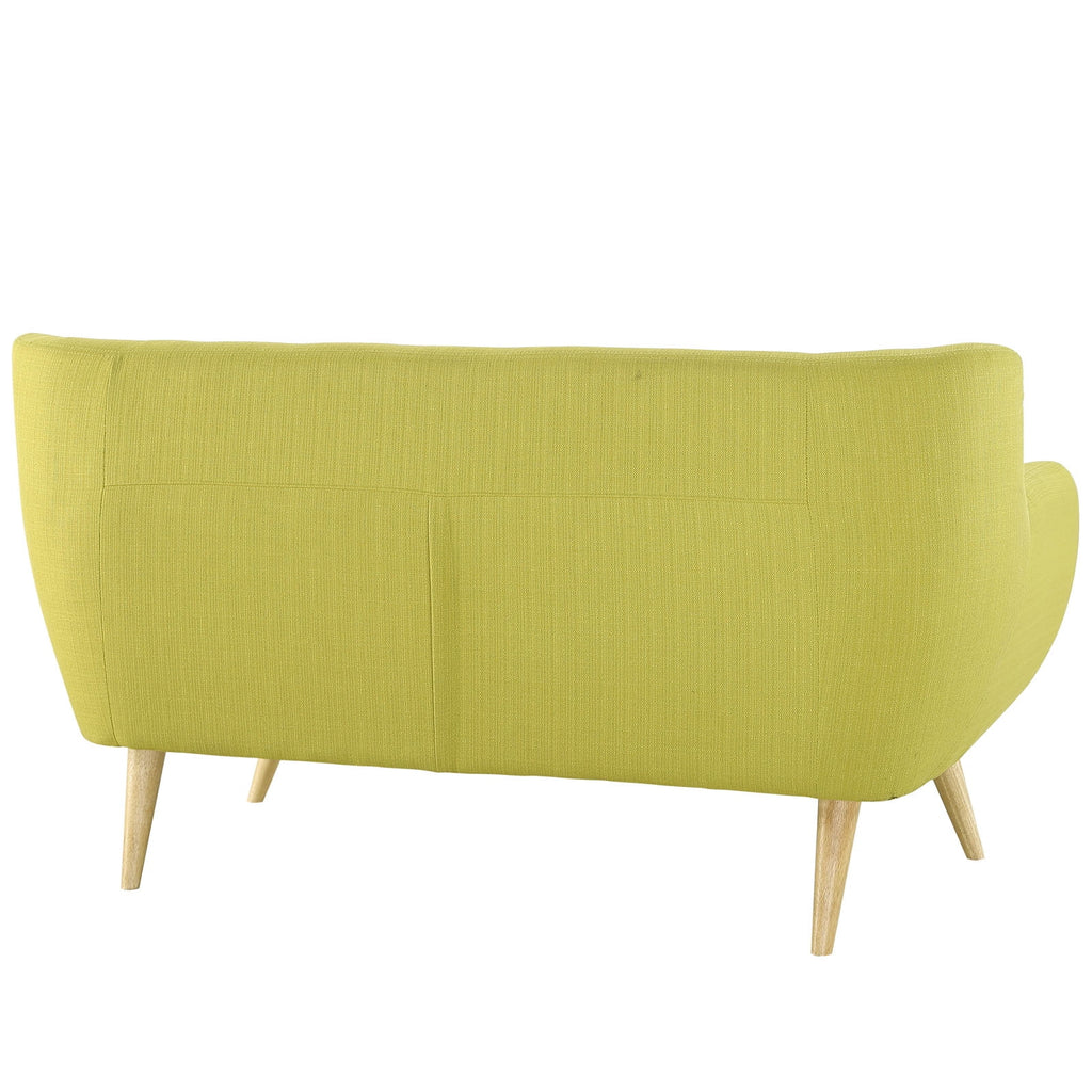Green Fabric Loveseat K979478