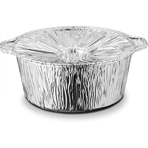 Disposable Aluminum Pot with Lid, Medium, Qty-12 Z4766