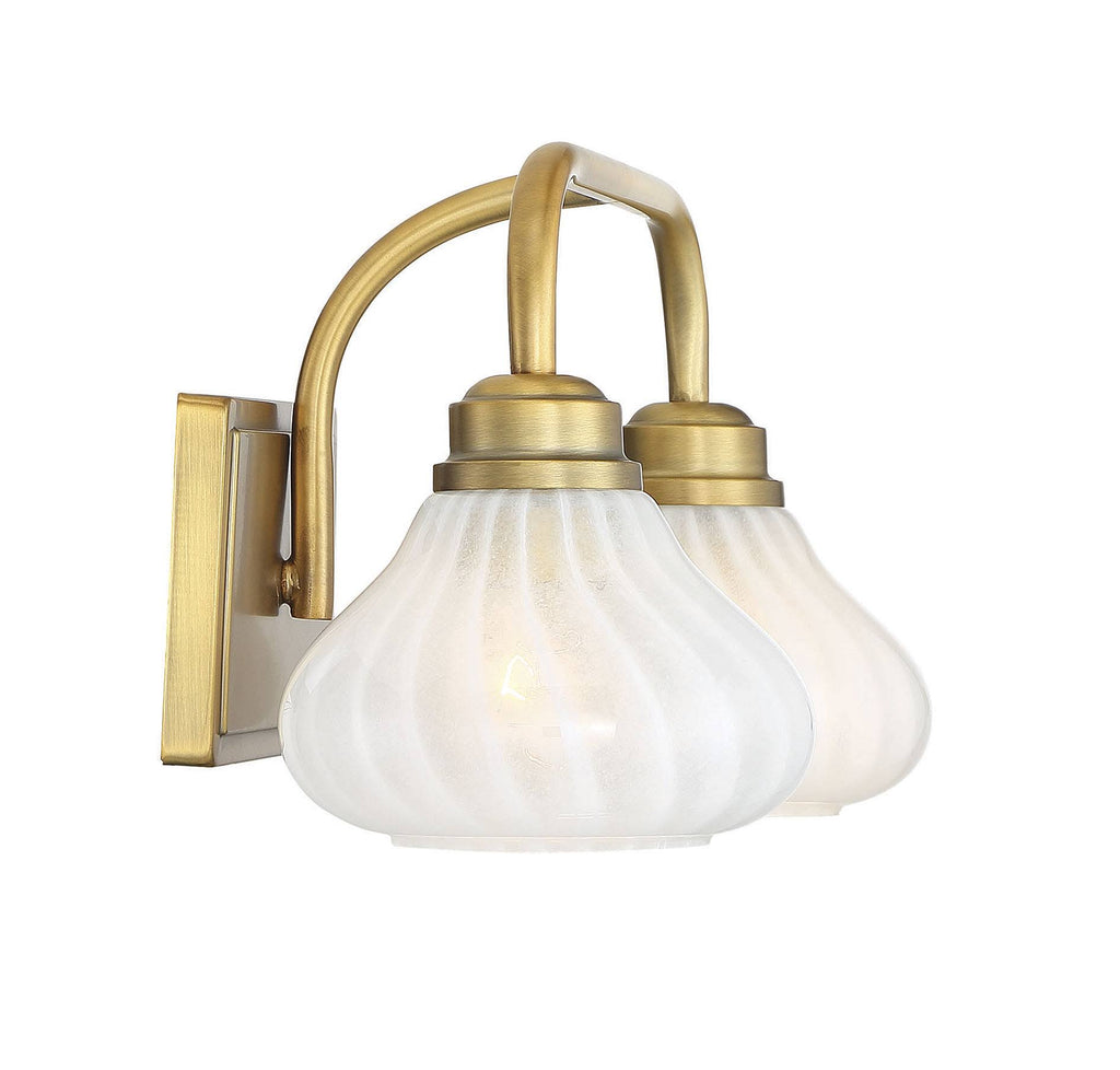 2 Light Warm Brass Bath X960