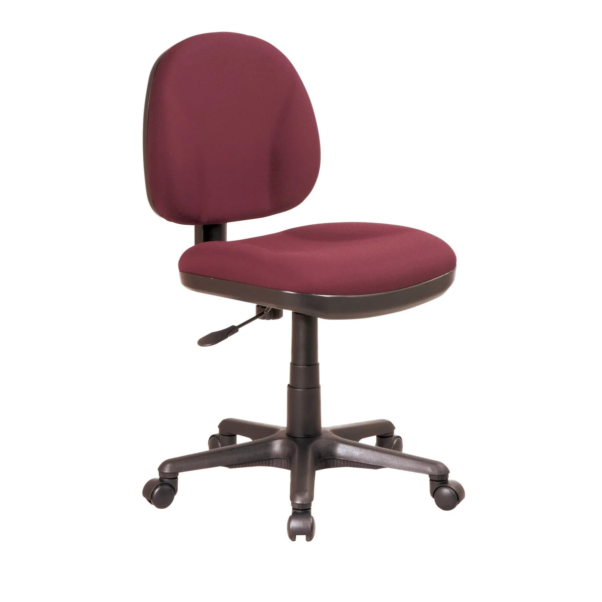 Burgundy Task Chair without Arms N844