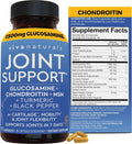 Glucosamine Chondroitin MSM 90 Capsules Joint Support M9500