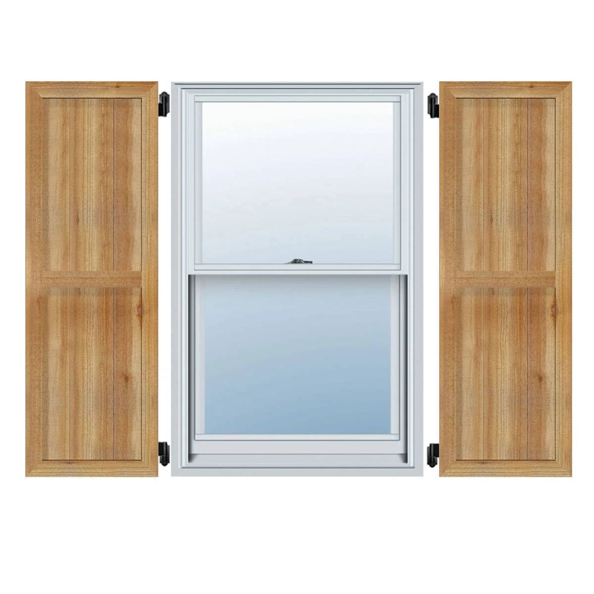Framed Board-n-Batten Shutters, Rough Sawn Western Red Cedar (Per Pair) L69400