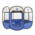 Pop-Up Pet Playpen with Carrying Case Blue L378