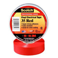 Red 3M 35 Electrical Tape, 7 mil, 3/4x22 x 66& (Pack of 10) O38113