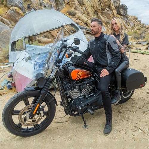 Motorcycle Jacket with Armor Protection P4174