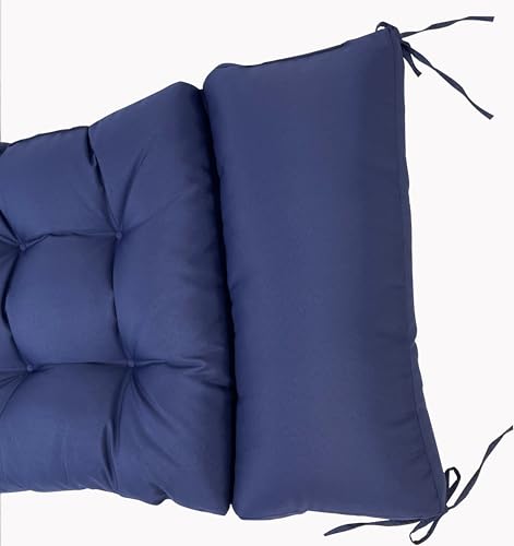 Water Resistant High Back Chair Cushion with Ties Y8687