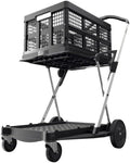 Collapsible Cart with Storage Crate (Black) L28591