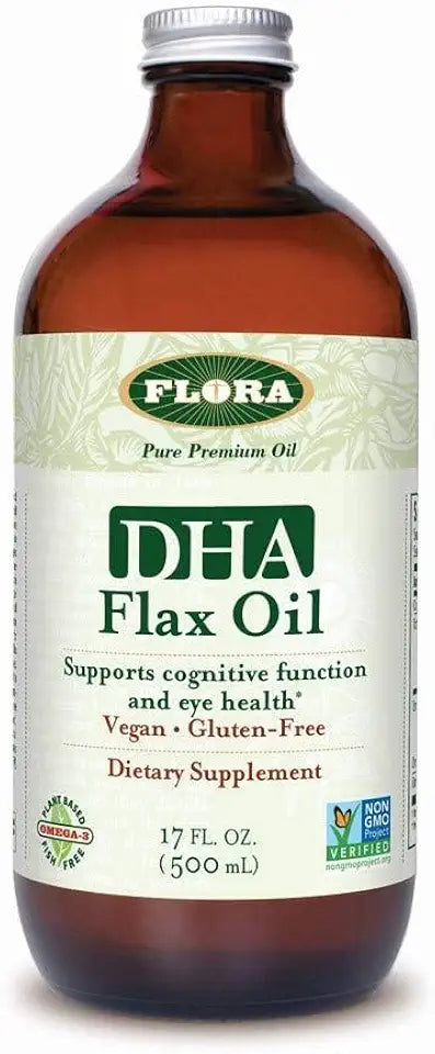 Organic Cold Pressed Unrefined Flax Seed Oil 17 fl. oz. G146