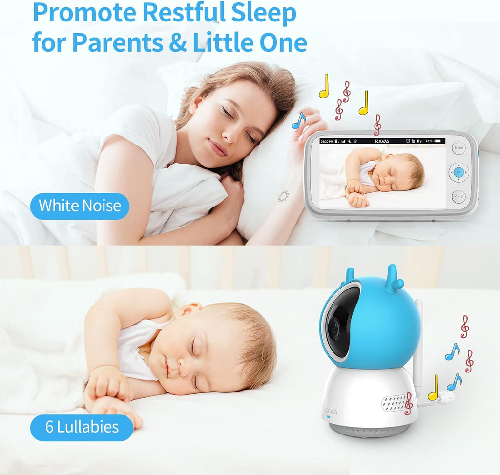 5" 720P HD Video Baby Monitor with Night Vision G132