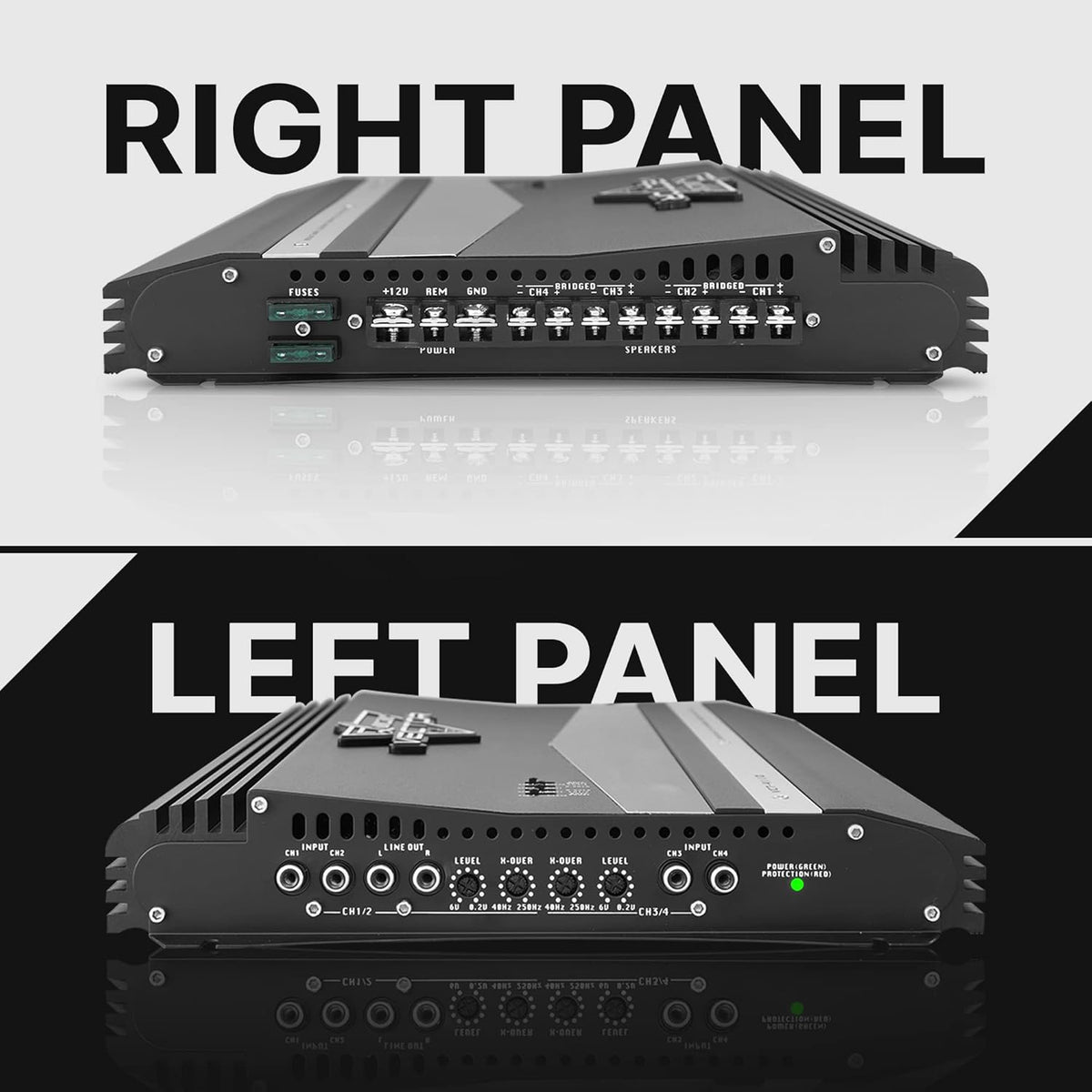 4 Channel 2000 Watt Bridgeable MOSFET Car Audio Amplifier R44156