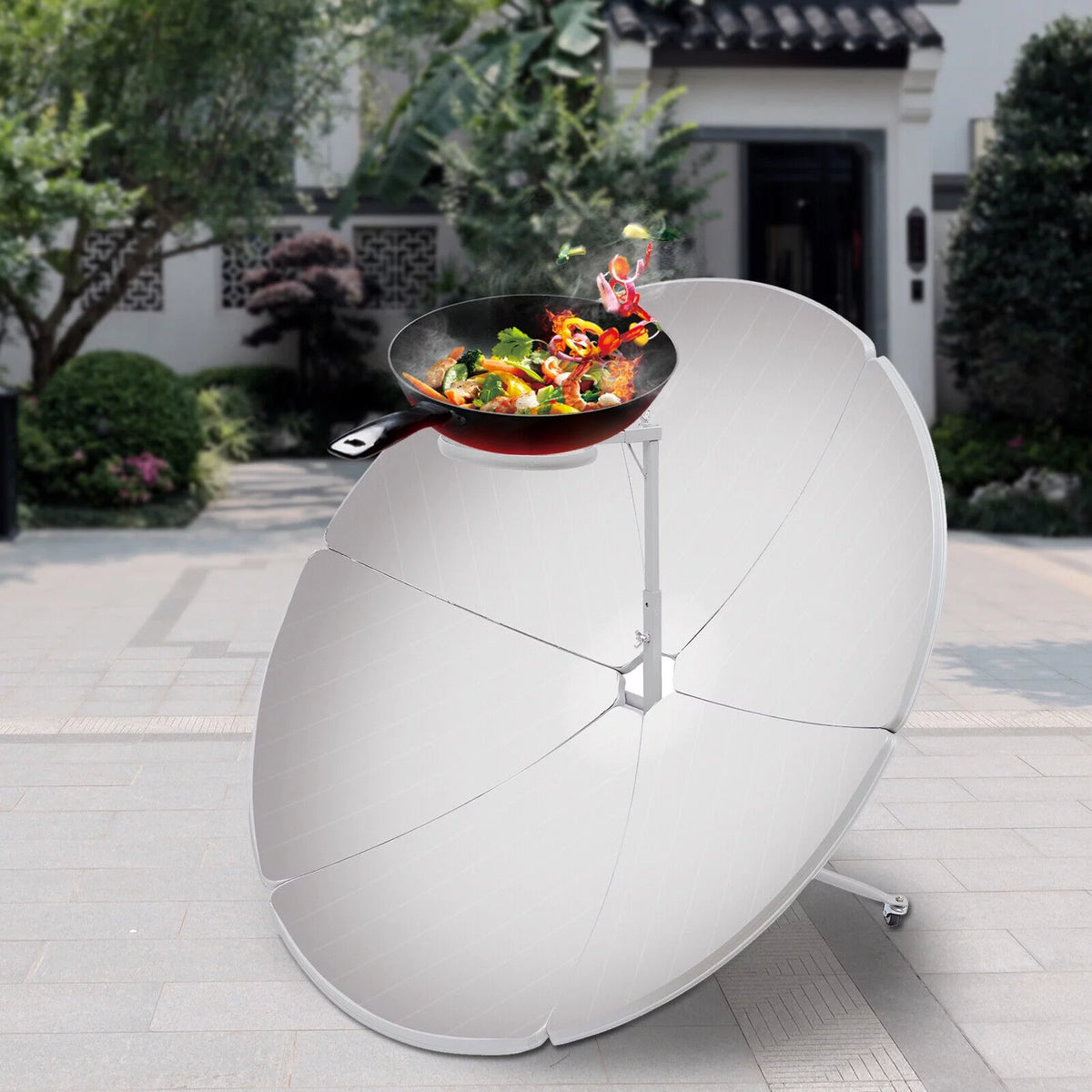 Portable Solar Cooker 150cm Dia 800-1000°C Y6979