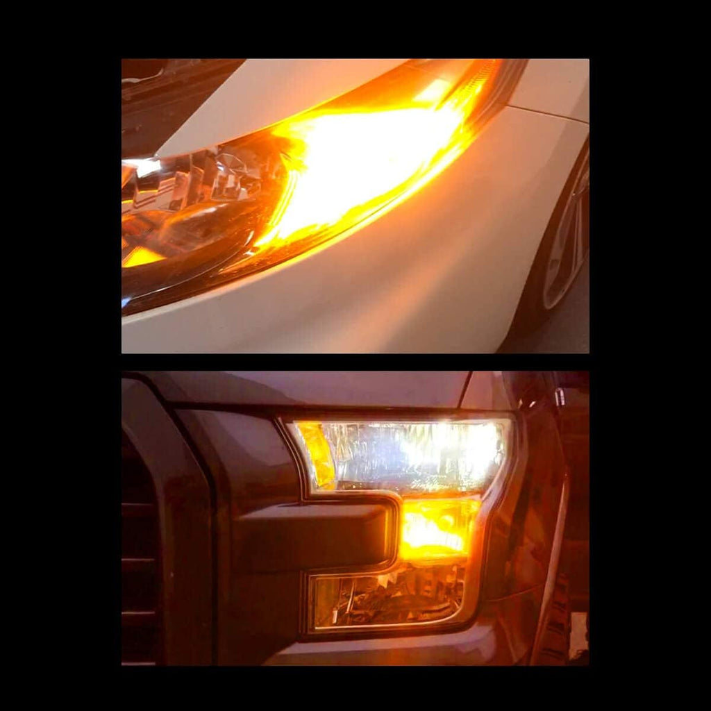 7443 Amber LED Bulb Turn Signal Light 2pcs M630800