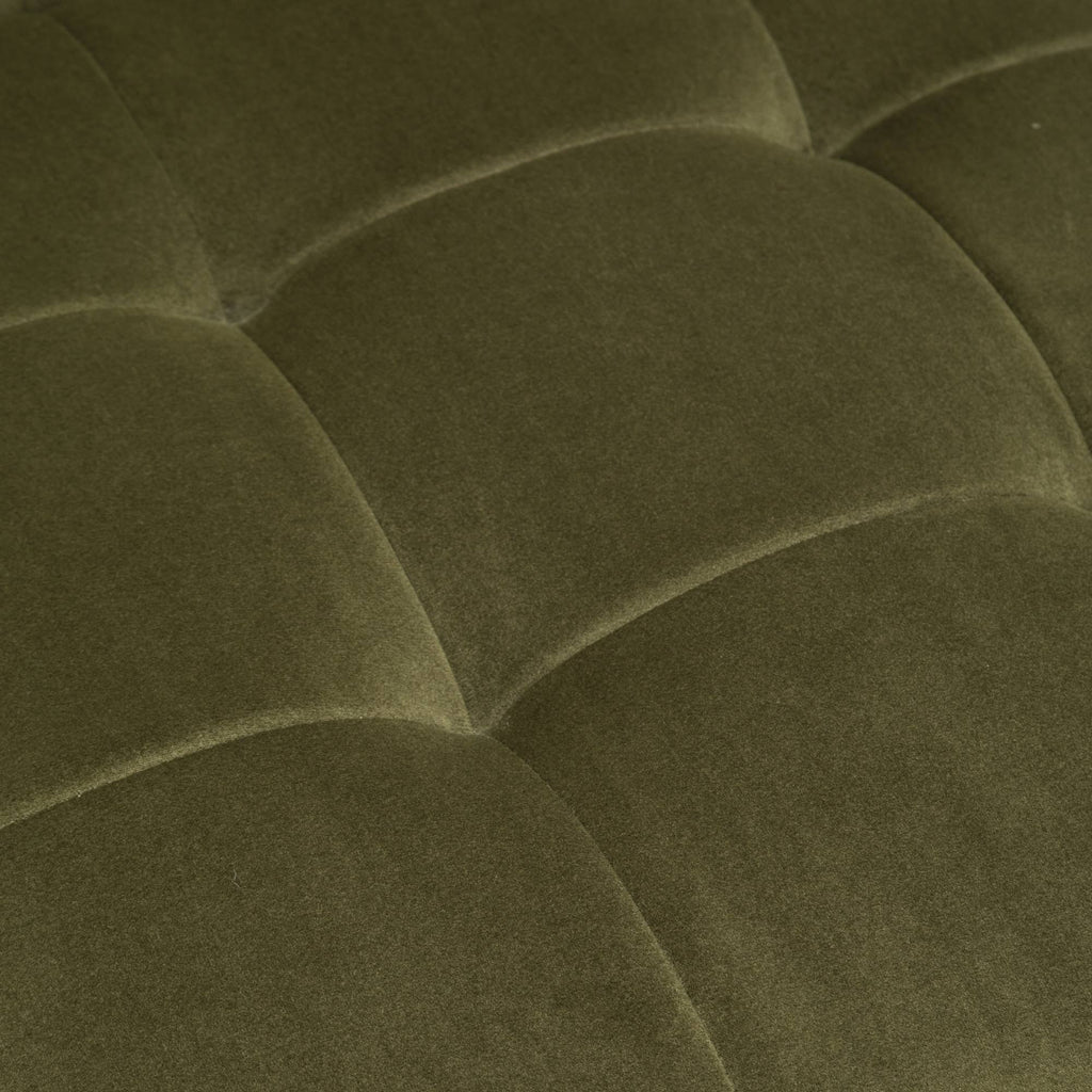 Walnut Faux Leather Armless Accent Chair S410