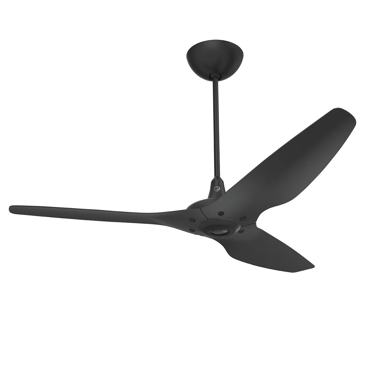 60 Ceiling Fan with Black Blades and Black Finish D35022