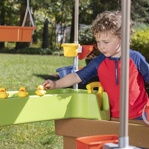Tan Blue Water Play Table B487651