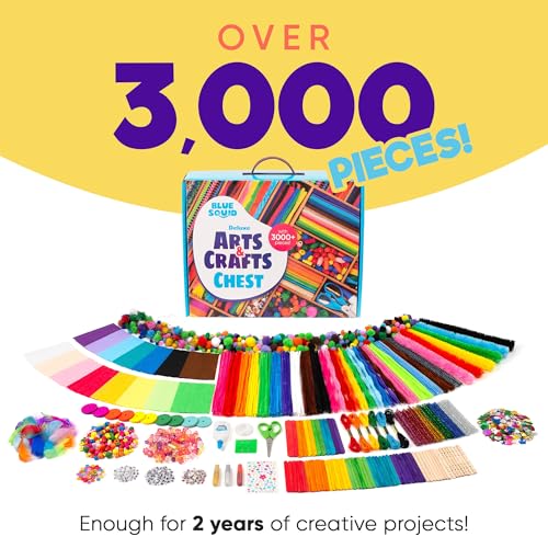 3000+ Pcs Arts and Crafts Supplies Craft Kit X7141