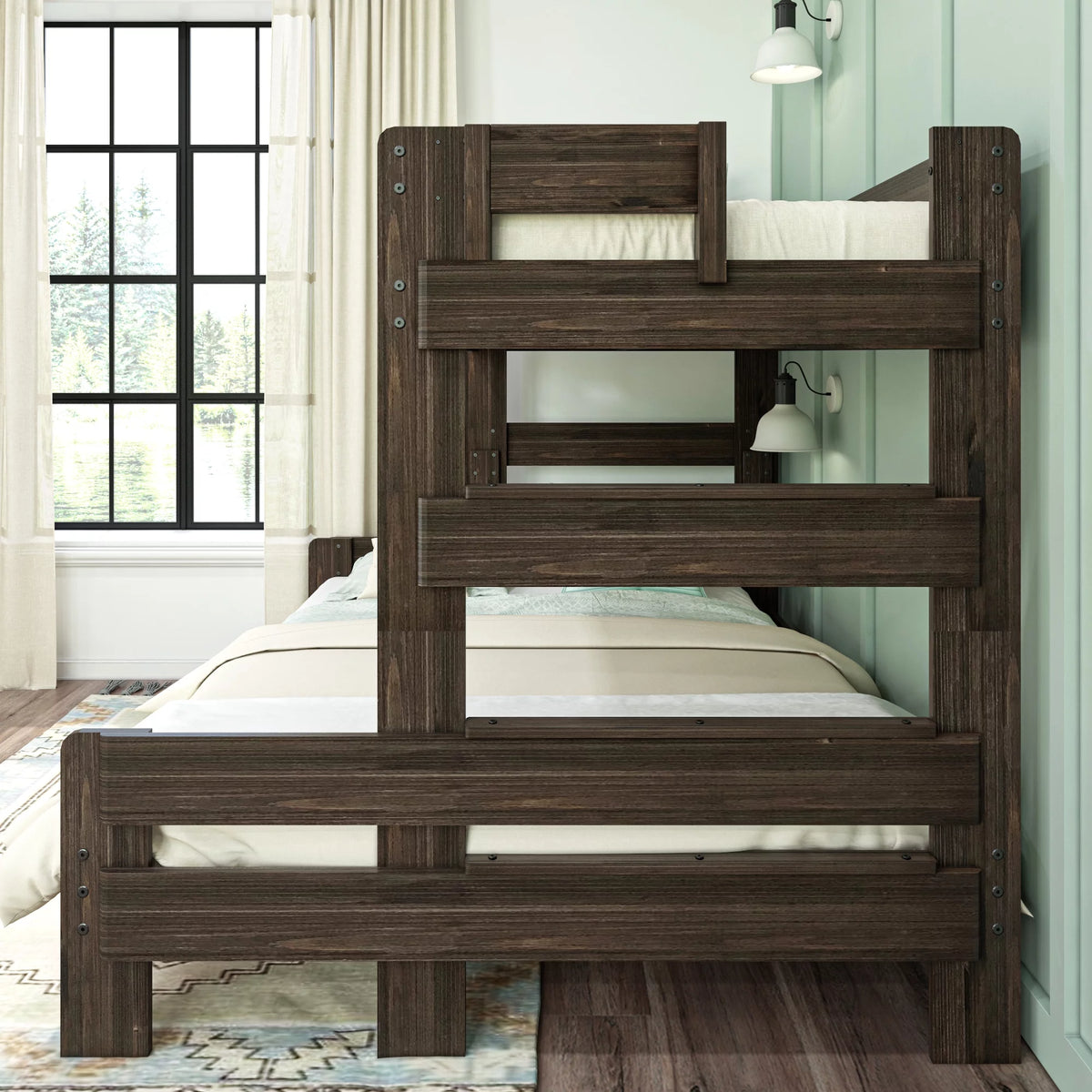 Twin XL Over Queen Platform Bed Frame O16975