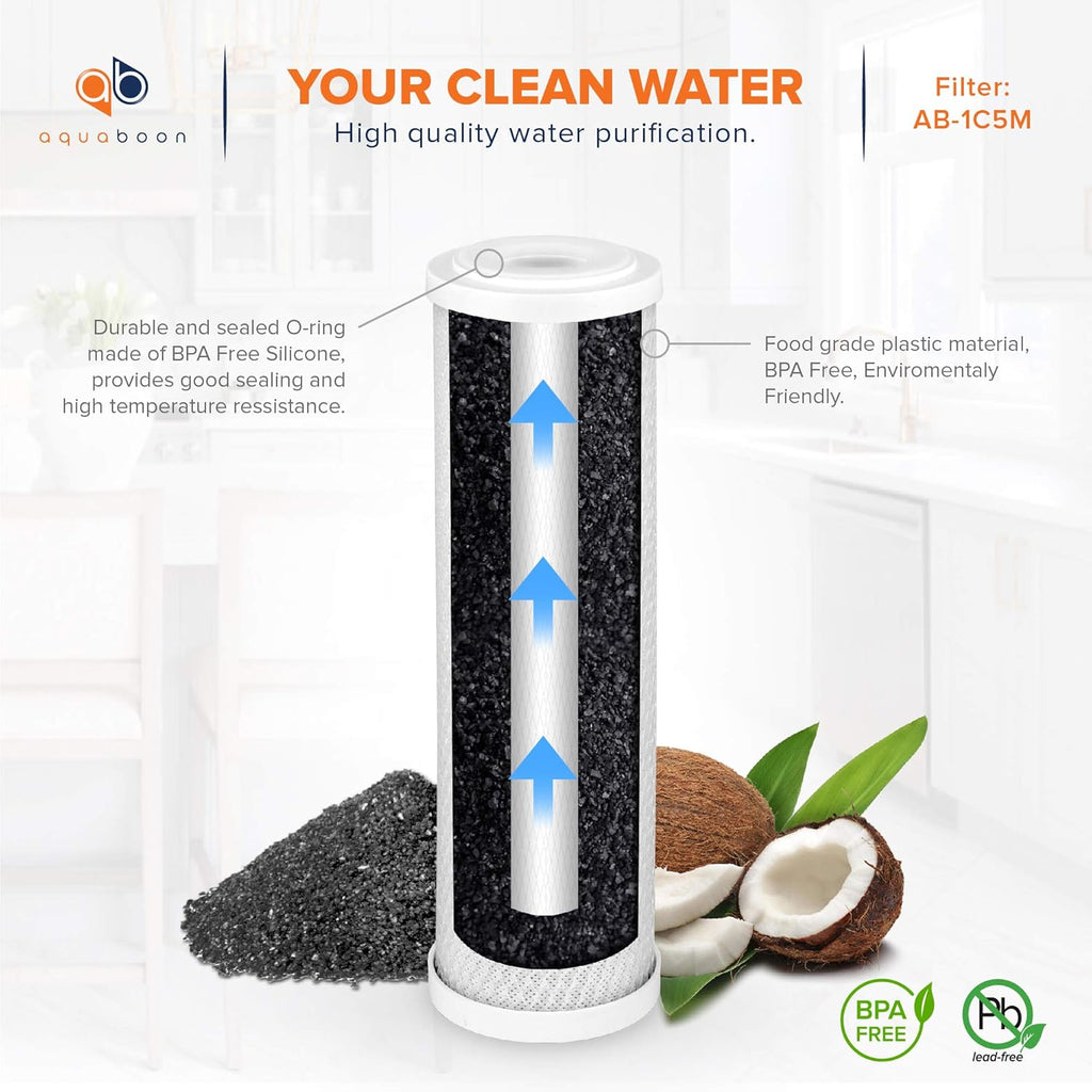 Set of 20 5 Micron 10 inch Water Filter Cartridges X95036