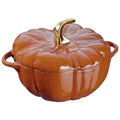3.5 Qt Cast Iron Dutch Oven in Burnt Orange with Brass Handle M3259
