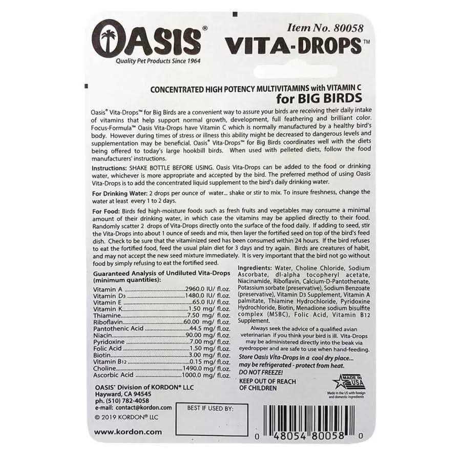 Bird Vitamin Drops Y862