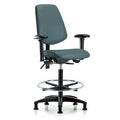 Blue Ergonomic Drafting Chair W897