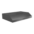 30 in. Black Stainless Range Hood P3826