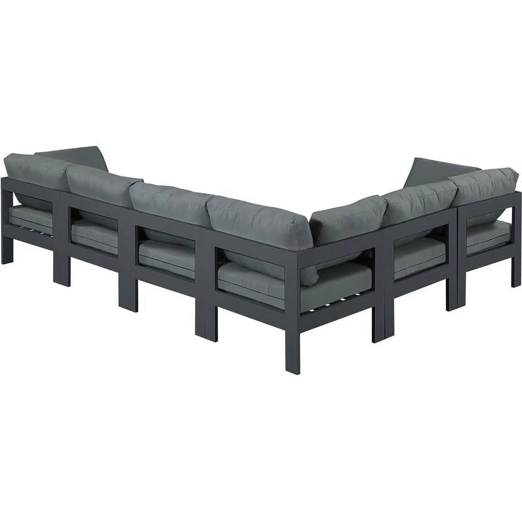 Grey Outdoor Patio Modular Sectional C8105